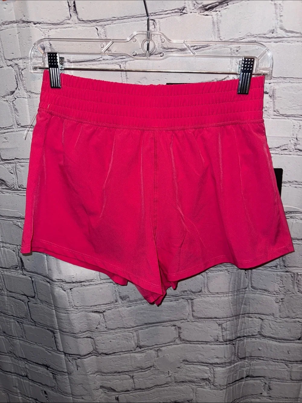 90 Degree By Reflex Hot Pink Athletic Shorts